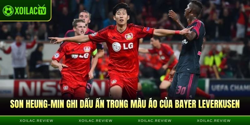Son Heung-min ghi dấu ấn trong màu áo của Bayer Leverkusen tại châu Âu